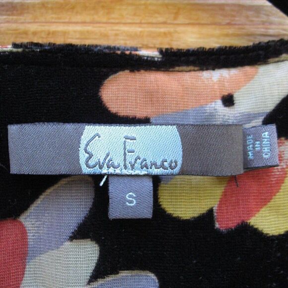 Anthropologie Eva Franco Velvet Kimono Jacket Top - Picture 9 of 11